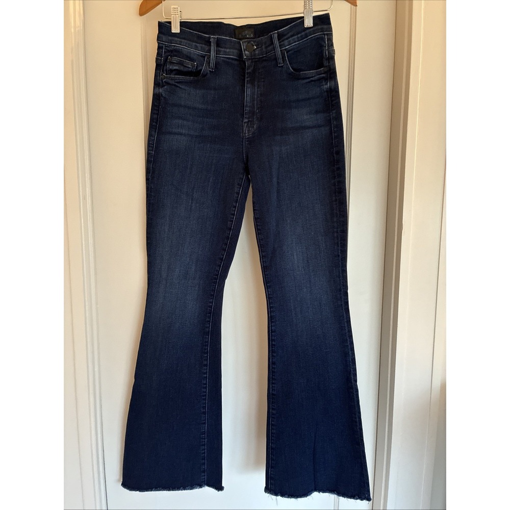 Mother Jeans The Weekender Fray Size 27 Mint Condition Dark Wash